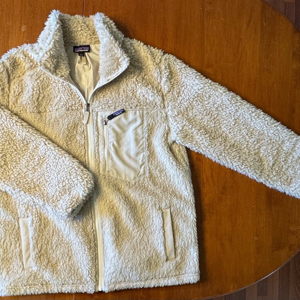 Patagonia Beige Retro X Sherpa Fleece
